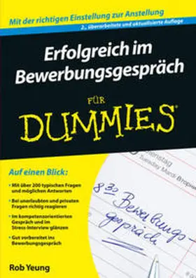 Yeung | Erfolgreich im Bewerbungsgespräch für Dummies | E-Book | sack.de