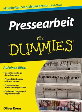 Erens |  Pressearbeit für Dummies | Buch |  Sack Fachmedien