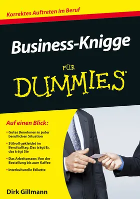 Gillmann |  Business-Knigge für Dummies | Buch |  Sack Fachmedien