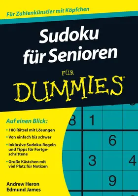 Heron / James |  Sudoku für Senioren für Dummies | Buch |  Sack Fachmedien