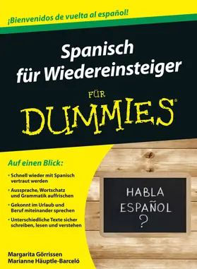 Görrissen / Häuptle-Barceló |  Spanisch für Wiedereinsteiger für Dummies | Buch |  Sack Fachmedien