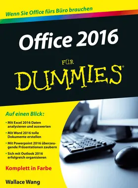 Wang |  Office 2016 für Dummies | Buch |  Sack Fachmedien