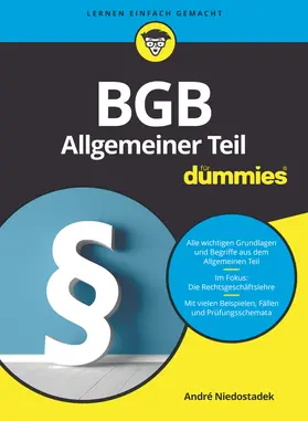 Niedostadek |  BGB Allgemeiner Teil für Dummies | Buch |  Sack Fachmedien