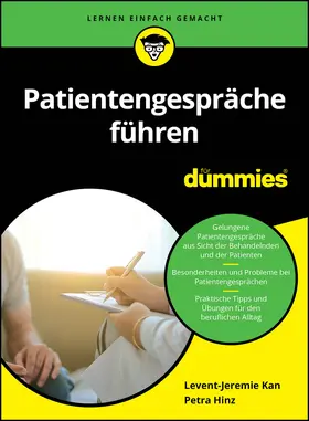 Kan / Hinz |  Patientengespräche führen für Dummies | Buch |  Sack Fachmedien