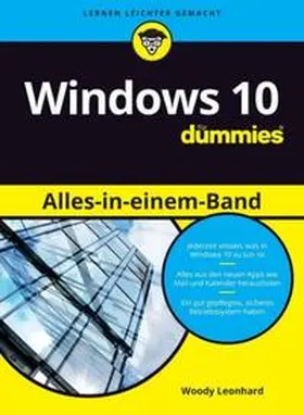 Leonhard | Windows 10 Alles-in-einem-Band für Dummies | E-Book | sack.de
