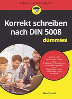 Freund |  Korrekt schreiben nach DIN 5008 für Dummies | eBook | Sack Fachmedien