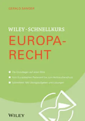 Sander |  Wiley-Schnellkurs Europarecht | eBook | Sack Fachmedien