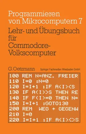 Oetzmann |  Lehr- und Übungsbuch für Commodore-Volkscomputer | Buch |  Sack Fachmedien