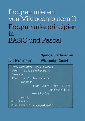 Herrmann |  Programmierprinzipien in BASIC und Pascal | Buch |  Sack Fachmedien