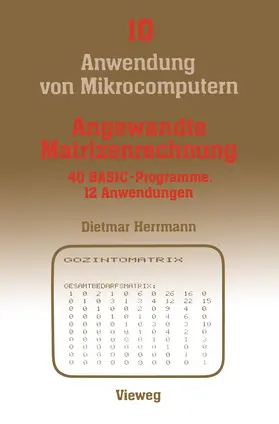 Herrmann |  Angewandte Matrizenrechnung | Buch |  Sack Fachmedien
