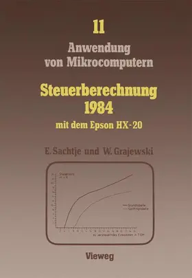 Sachtje |  Steuerberechnung 1984 mit dem Epson HX-20 | Buch |  Sack Fachmedien