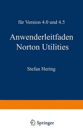 Hering |  Anwenderleitfaden Norton Utilities | Buch |  Sack Fachmedien