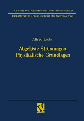 Leder |  Abgelöste Strömungen Physikalische Grundlagen | Buch |  Sack Fachmedien