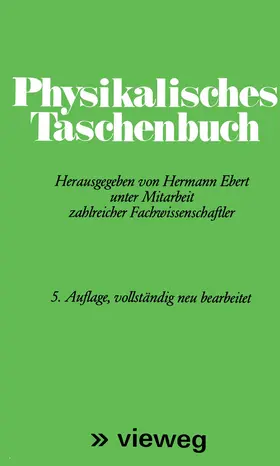 Ebert |  Physikalisches Taschenbuch | Buch |  Sack Fachmedien