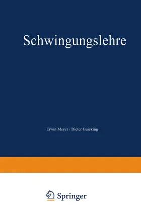 Meyer |  Schwingungslehre | Buch |  Sack Fachmedien