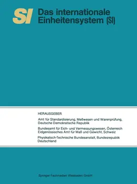 Dt. Demokrat. Republik | SI Das Internationale Einheitensystem | Buch | 978-3-528-08282-6 | sack.de