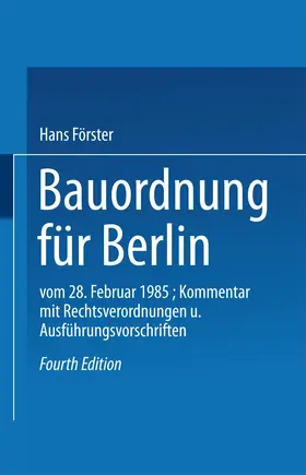 Albrecht |  Bauordnung für Berlin | Buch |  Sack Fachmedien