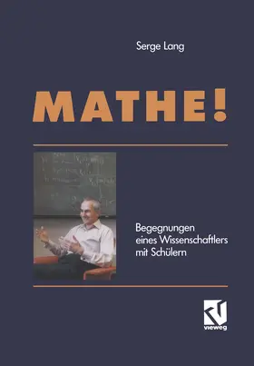 Lang | Mathe! | Buch | 978-3-528-08942-9 | sack.de