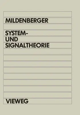 Mildenberger |  System- und Signaltheorie | Buch |  Sack Fachmedien