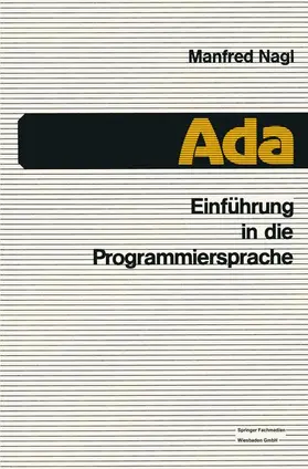 Nagl |  Einführung in die Programmiersprache Ada | Buch |  Sack Fachmedien