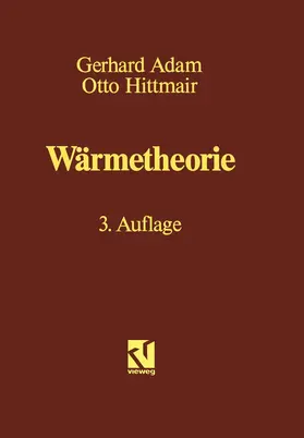 Adam / Hitmair |  Wärmetheorie | Buch |  Sack Fachmedien