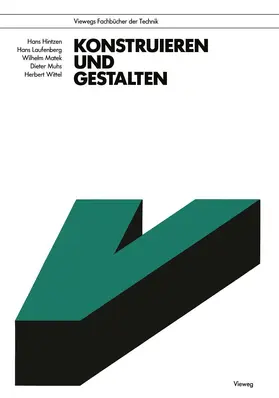 Hintzen / Laufenberg / Wittel |  Konstruieren und Gestalten | Buch |  Sack Fachmedien