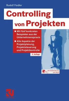Fiedler | Controlling von Projekten | Buch | 978-3-528-25740-8 | www2.sack.de