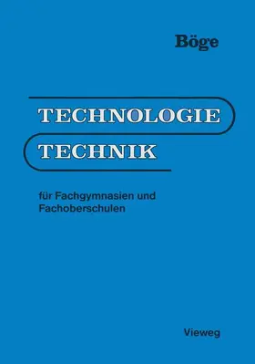 Böge |  Technologie/Technik | Buch |  Sack Fachmedien
