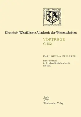 Fellerer |  Geisteswissenschaften | Buch |  Sack Fachmedien