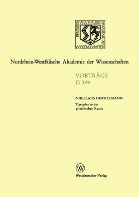 Himmelmann |  Tieropfer in der griechischen Kunst | Buch |  Sack Fachmedien