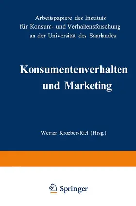 Kroeber-Riel |  Konsumentenverhalten und Marketing | Buch |  Sack Fachmedien