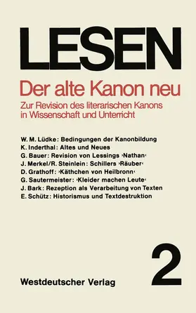 Schütz / Raitz |  Der alte Kanon neu | Buch |  Sack Fachmedien