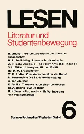 Martin |  Literatur und Studentenbewegung | Buch |  Sack Fachmedien