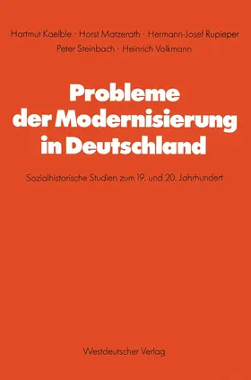 Kaelble |  Probleme der Modernisierung in Deutschland | Buch |  Sack Fachmedien