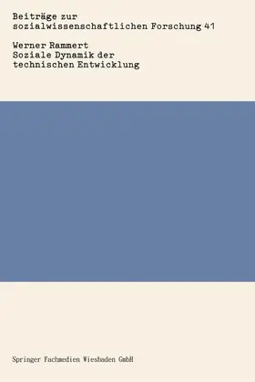 Rammert |  Soziale Dynamik der technischen Entwicklung | Buch |  Sack Fachmedien