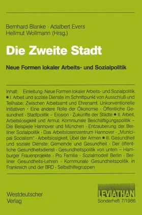 Bernhard | Die Zweite Stadt | Buch | 978-3-531-11764-5 | sack.de