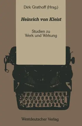 Grathoff |  Heinrich von Kleist | Buch |  Sack Fachmedien