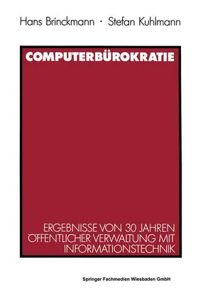 Brinckmann / Kuhlmann |  Computerbürokratie | Buch |  Sack Fachmedien