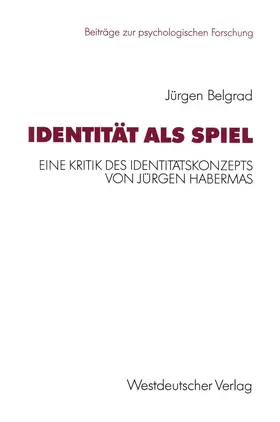 Belgrad |  Identität als Spiel | Buch |  Sack Fachmedien