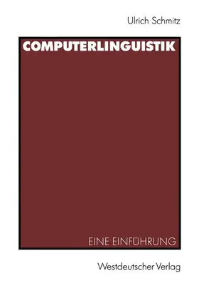 Schmitz |  Computerlinguistik | Buch |  Sack Fachmedien