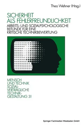 Wehner |  Sicherheit als Fehlerfreundlichkeit | Buch |  Sack Fachmedien