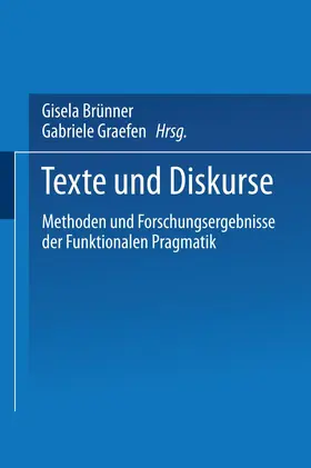 Graefen / Brünner |  Texte und Diskurse | Buch |  Sack Fachmedien