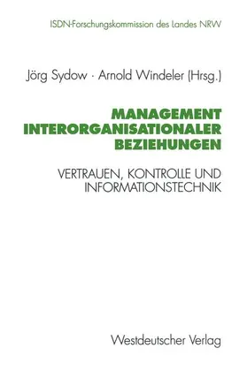 Windeler / Sydow |  Management interorganisationaler Beziehungen | Buch |  Sack Fachmedien
