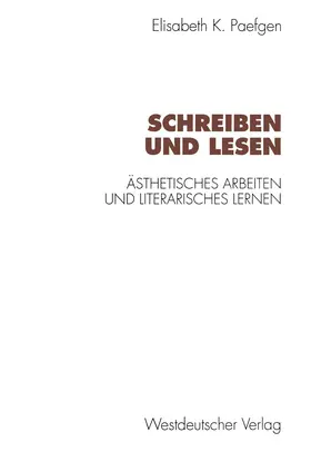 Paefgen | Schreiben und Lesen | Buch | 978-3-531-12847-4 | www2.sack.de