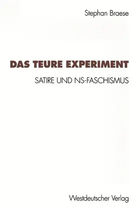 Braese |  Das teure Experiment | Buch |  Sack Fachmedien