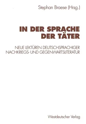 Braese |  In der Sprache der Täter | Buch |  Sack Fachmedien