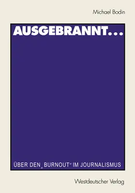 Bodin |  Ausgebrannt... | Buch |  Sack Fachmedien