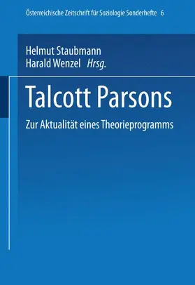 Wenzel / Staubmann |  Talcott Parsons | Buch |  Sack Fachmedien