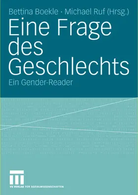 Ruf / Boekle |  Eine Frage des Geschlechts | Buch |  Sack Fachmedien