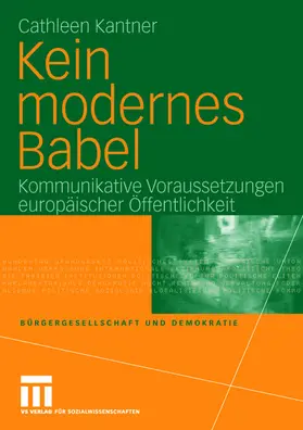 Kantner |  Kein modernes Babel | Buch |  Sack Fachmedien